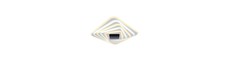 150W LED Smart Loftlampe - Dekorativ, 50x50x7cm, 3i1, Dæmpbar, Fjernbetjening
