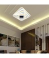 150W LED Smart Loftlampe - Dekorativ, 50x50x7cm, 3i1, Dæmpbar, Fjernbetjening