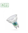 LED 2,5W GU10 - 230V, A-klasse, Varm Hvid Linse, 38°, Spectrum