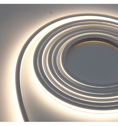 10m AnyCut Neon Flex 10x10 Neutral hvid LED strip - 10W/m, 24V, Ingen klippeafstand