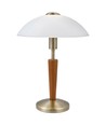 EGLO Solo 1 Bordlampe Med Touch dæmp E14 i Hvid/Træ