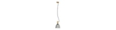 Outlet: EGLO Lebalio Pendel Lampe Til E27 i Røget Glas