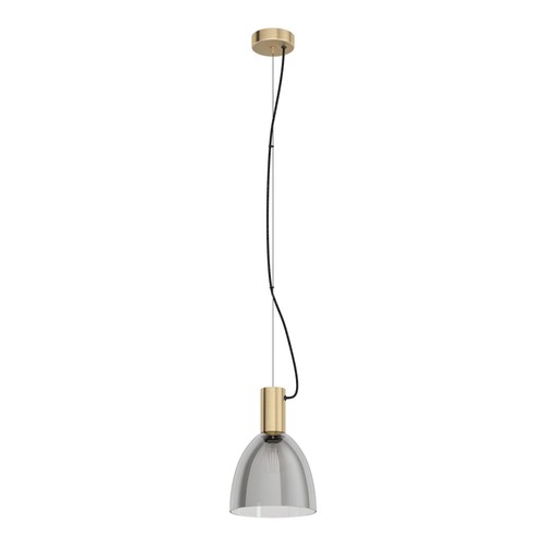 EGLO Lebalio Pendel Lampe Til E27 i Røget Glas