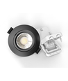 7W Ø8,3cm DimToWarm+CCT indbygningsspot dæmpbar RA96 - Hul: Ø6,8 cm, Mål: Ø8,3 cm, Sort