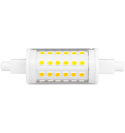 Outlet: R7S LED pære - 6W, 78mm, dæmpbar, 230V