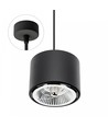 Chloe AR111 nedhængt GU10 - 250V, IP20, 120x85mm, sort, rundt, fast, rundt base, 1,5m kabel, uden lyskilde