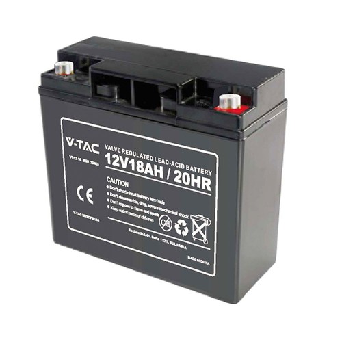 18Ah blybatteri - M5, 180x77x167mm