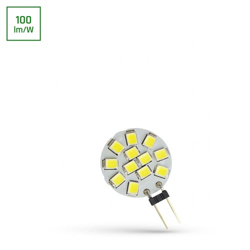 G4 1,2W LED pære, 12V - 110mA, dekorativ belysning