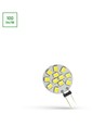 LED G4 1,2W - 12V, 12 LED, kold hvid, 20mm, Spectrum.