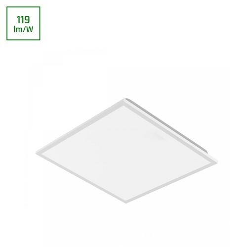 60x60 LED panel, 36W - 119lm/W, 6000K, kold hvid, hvid kant