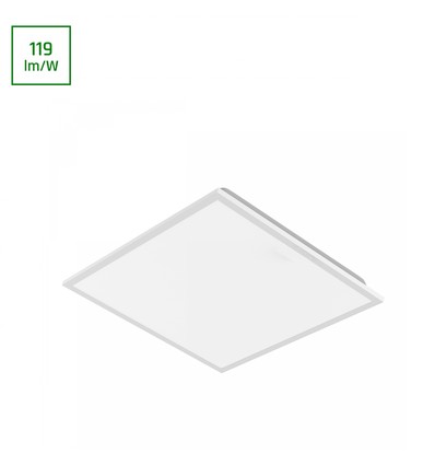 60x60 LED panel, 36W - 119lm/W, 6000K, kold hvid, hvid kant