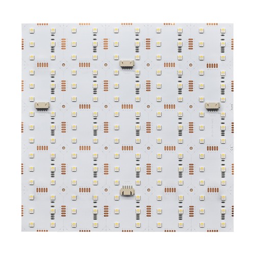 25x25 foldbar RGB+CW LED ark RA95 - 17,5W, IP20, 24V