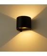 6W Væglampe - IP65, Rund, RGB+CCT, Zigbee, sort, op/ned, justerbar, inde / ude, inkl. lyskilde