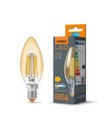 E14 6W LED kertepære - Filament, 680lm, 2200K, varm hvid, Erstat 60W