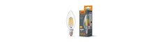 E14 6W LED kertepære - Filament, 806lm, 3000K, 360 grader, flicker free, erstatter 60W
