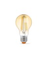 E27 10W LED filament pære - A60, 1050lm, 2200K, Amber glas, 360° lysspredning