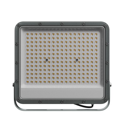 Noctis Max Lysarmatur 150W - Neutral Hvid, 230V, 85°, IP65, 304x269x38 mm, Grå