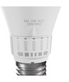 E27 10W LED pære med CCT - 1100lm, 5 lyskulører, A65, 270° spredning