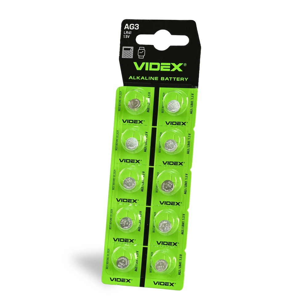 10 stk. AG3/LR41 - Alkaline batteri