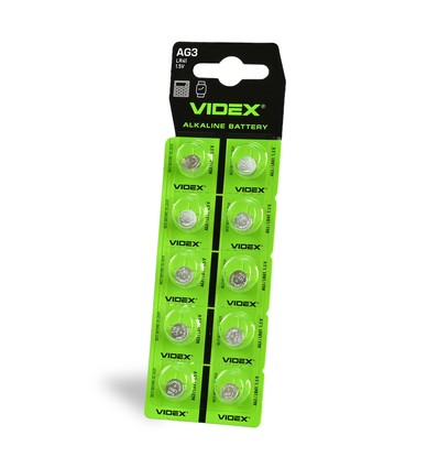 Alkaline batteri - AG3/LR41, 10 stk