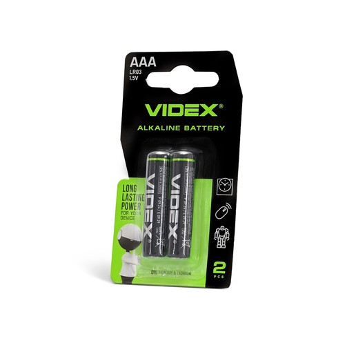 2 stk. LR03/AAA - Alkaline batteri