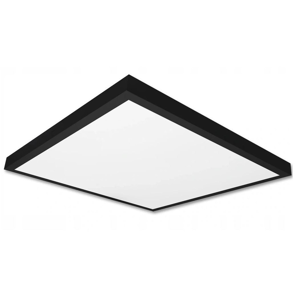 60x60 LED panel - 40W, 3200lm, indbygget i sort ramme - Dæmpbar : Ikke dæmpbar, Kulør : Neutral