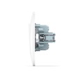 1-kanals afbryder - 86x86mm, IP20, hvid