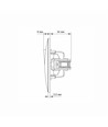 1-kanals afbryder - 86x86mm, IP20, hvid