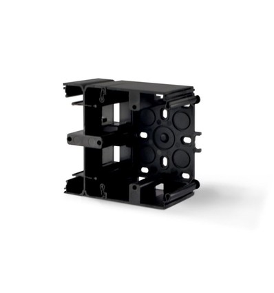 Binera påbygningsdåse til moduler - Sort grafit, IP20, 93 x 86 x 45 mm