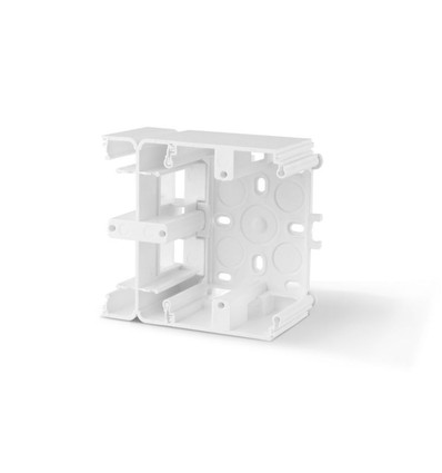 Overflademonteringsboks - modul, hvid