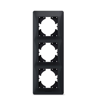 Frame - 3-polet, vertikal, sort