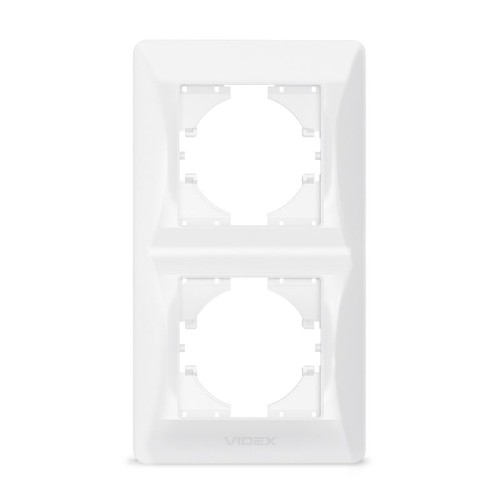 Ramme - 2-plads, vertikal, hvid