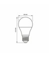 E27 8W LED pære - A60, 800lm, 3000K, flicker free