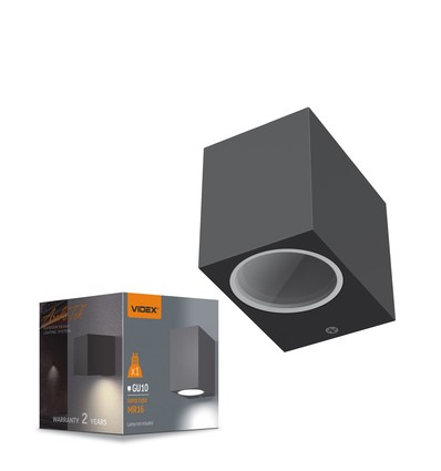 Aron facadearmatur GU10 - grå, 230V, max 50W