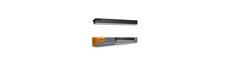 60cm 24W LED lysskinne - 2400lm, 5000K, sort, 5 års garanti, indendørs