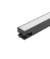 120cm LED lineær lys 50W - sammenkoblingsbar, 5000K, sort, 230V, 5000lm