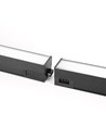 120cm LED lineær lys 50W - sammenkoblingsbar, 5000K, sort, 230V, 5000lm