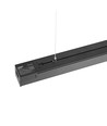 120cm LED lineær lys 50W - sammenkoblingsbar, 5000K, sort, 230V, 5000lm