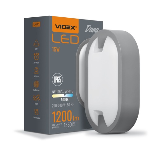 Dana væglampe 15W - neutral hvid, 230V, 1550lm