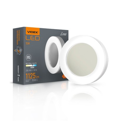 Lena væglampe 15W - neutral hvid, 230V, 1550lm