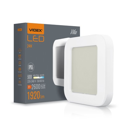Vika væglampe 24W - neutral hvid, 230V, 2600lm, forbrug 24W