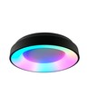 Edge loftlampe 72W - LED, dæmpbar, med fjernbetjening, RGB, sort, 230V, lysstyrke 7500, forbrug 72