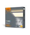 LED loftlampe 24W - Firkantet, hvid, neutral, spænding: 230V, lysstyrke: 2900, forbrug: 22