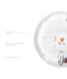 30W LED sensorlampe med nødlys – justerbar watt/CCT, IP44, indbygget batteri