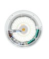 30W LED sensorlampe med nødlys - Justerbar watt/CCT, IP44, 3000lm, indbygget batteri, hvid kant