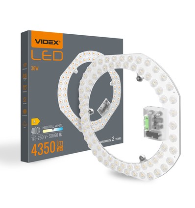 36W LED modul - 4000K, 4350lm, IP20 indendørs, 270x270mm