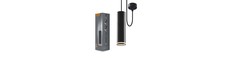 GU10 pendel skinnespot - Sort, Ø5,5 cm, maks. 30W, IP20 indendørs, uden lyskilde
