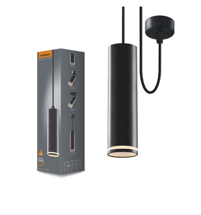 Tatum sort pendellampe - GU10 fatning