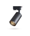 Lonzo GU10 1-faset skinnespot - Uden lyskilde, sort, 1F2W