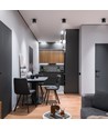 GU10 kipbar loftspot - Sort, mat finish, IP20 indendørs, uden lyskilde